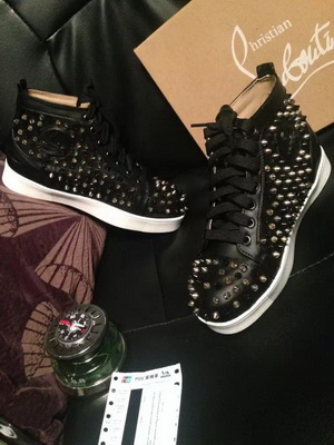 Christian Louboutin High-Top Fashion Men Shoes--013